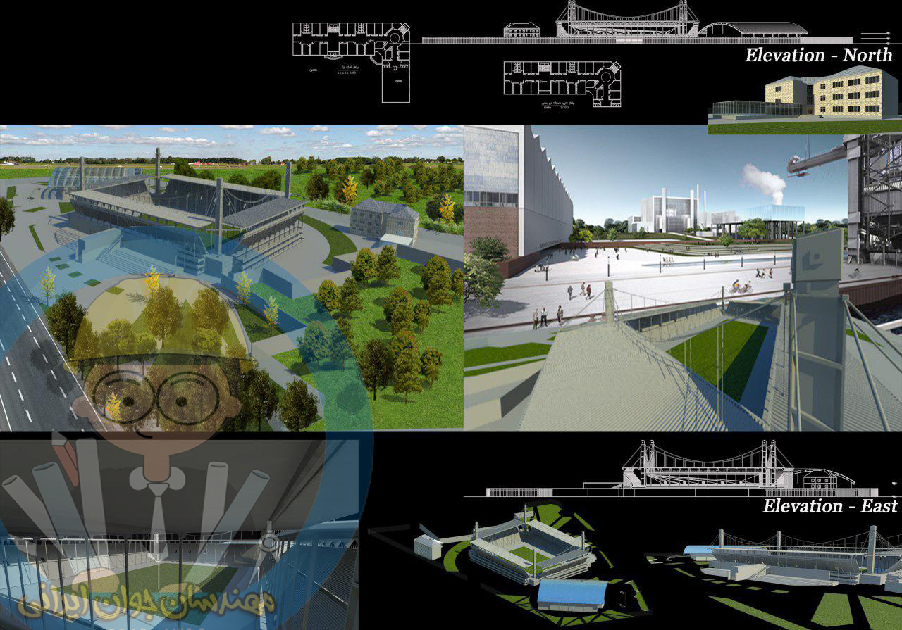 دانلود رایگان پروژه استادیوم ورزشی